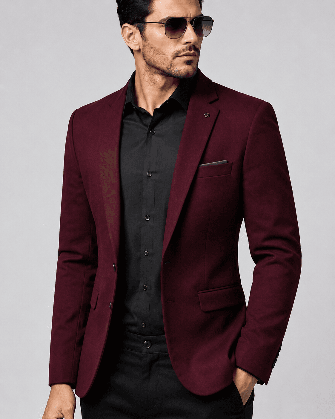 Burgundy Premium Blazer