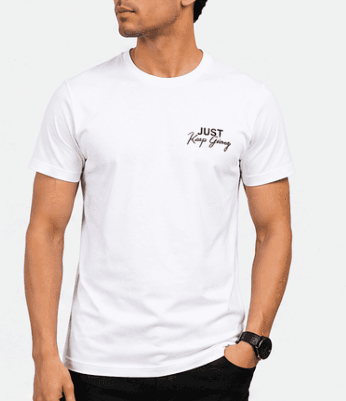 Classic White Crew Neck T-Shirt
